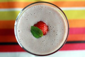 Smoothie banane fraise au Thermomix