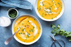 Velouté de patate douce au lait de coco au Thermomix