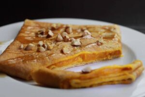 Crêpe potimarron orange au Thermomix