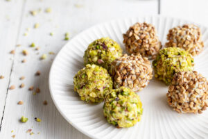 Boulettes de chèvre aux pistaches au Thermomix