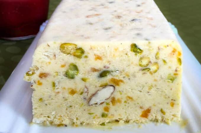 Recette de nougat glacé au Thermomix