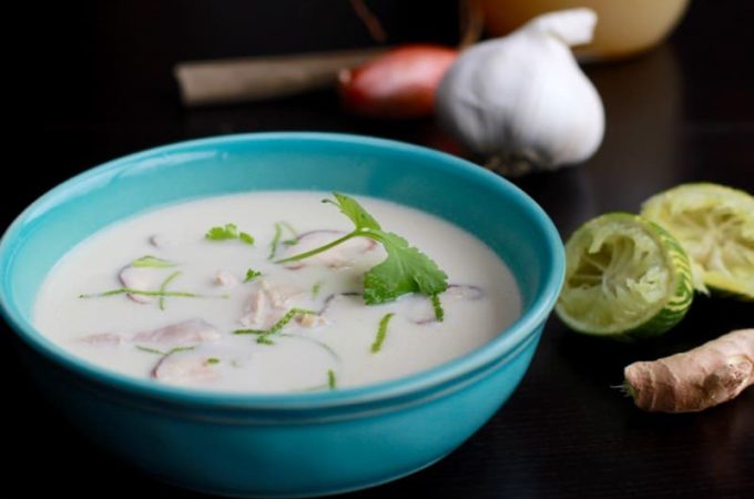 Soupe tom kha kai au Thermomix