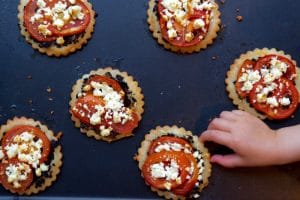 Tartelettes tomate féta au Thermomix