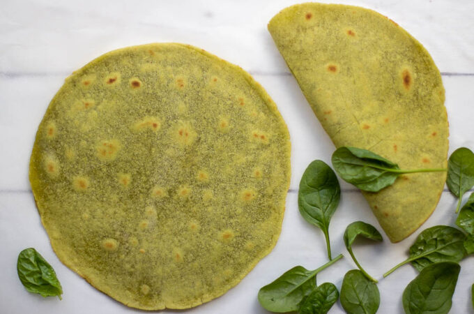 Tortillas aux épinards au Thermomix