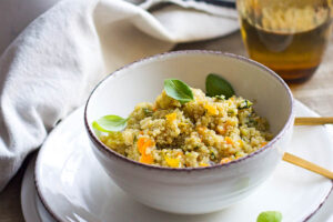 Pilaf de quinoa aux petits légumes au Thermomix