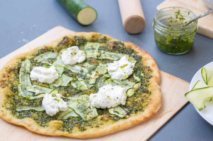 Recette de pizza verde au Thermomix