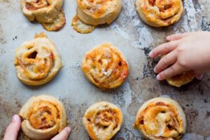 Pizza scrolls au Thermomix