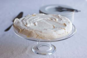 Meringue pavlova au Thermomix cuite