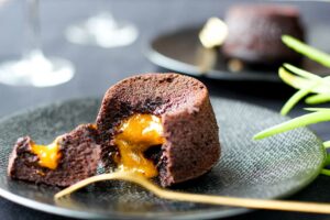 Recette de moelleux au chocolat coeur passion au Thermomix