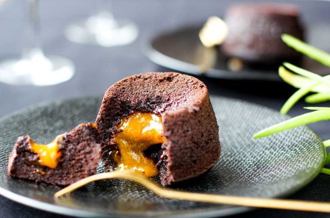 Recette de moelleux au chocolat coeur passion au Thermomix