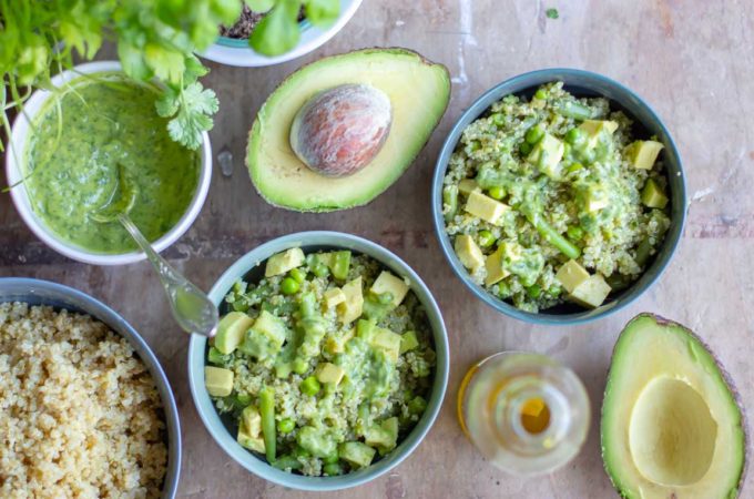 Salade de quinoa Verde au Thermomix