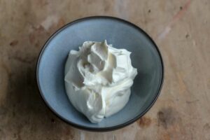 Crème fouettée pour fraisier Thermomix