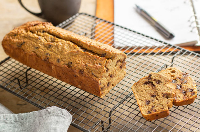 Cake okara aux pépites de chocolat au thermomix