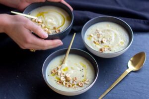 Velouté celeri panais noisettes au Thermomix