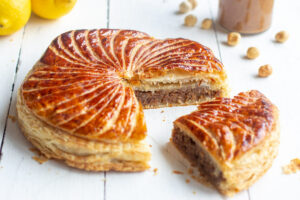 Galette des rois au Thermomix citron praliné