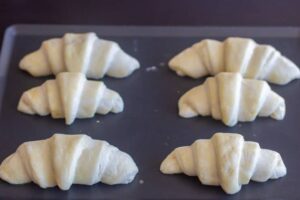 Croissants thermomix levés après repos