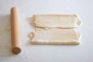 Pâte à croissant thermomix repliée