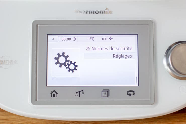 Réglage du son du Thermomix - Réglages