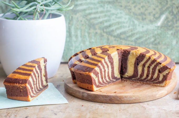 Zebra cake au Thermomix