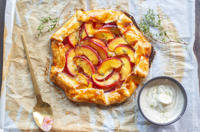 Tarte aux pêches au Thermomix