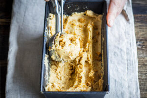 Glace pommes poires aux spéculoos