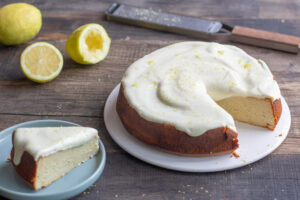 Gâteau au citron sans gluten et sans produits laitiers au Thermomix