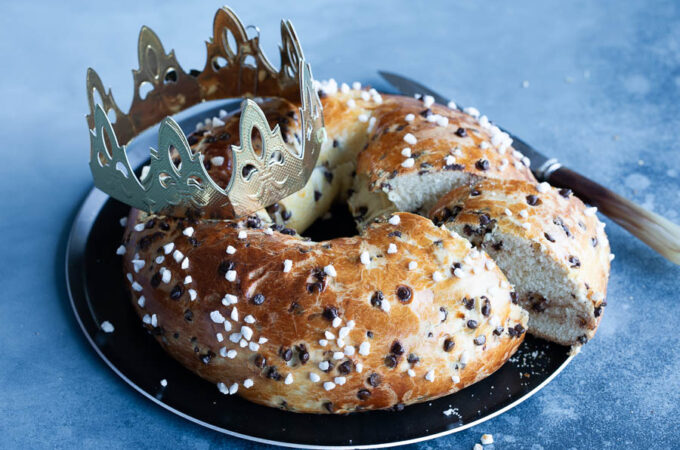 Brioche des rois au chocolat au Thermomix