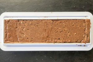 pose du croustillant feuillantine de la buche chocolat thermomix