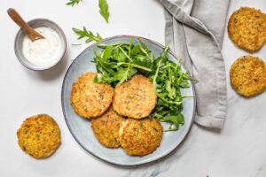 Petites galettes chèvre courgette au Thermomix