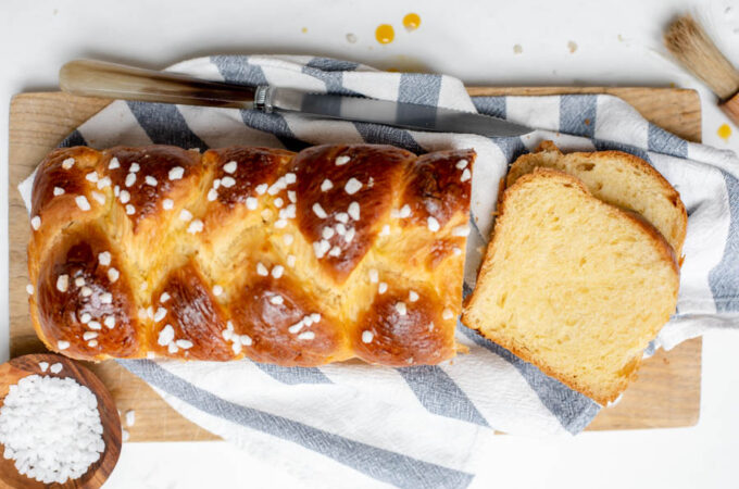 Brioche aux jaunes d'oeufs au Thermomix