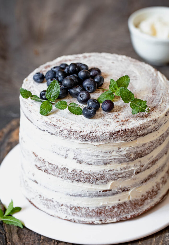 Naked cake au Thermomix en portrait