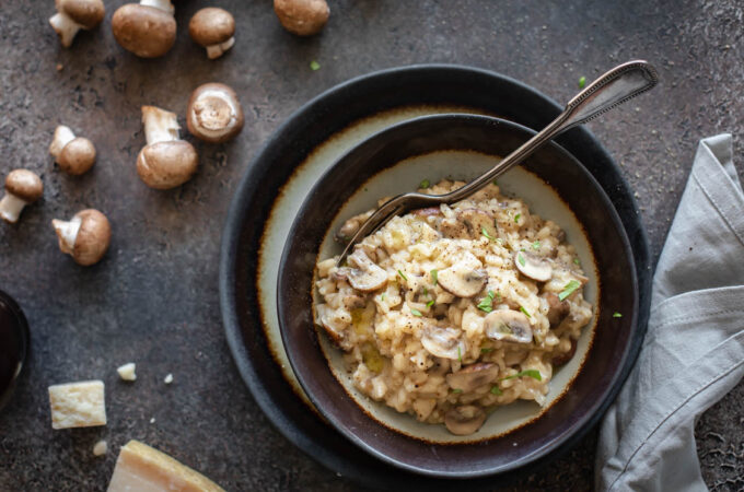 Risotto aux champignons au Thermomix