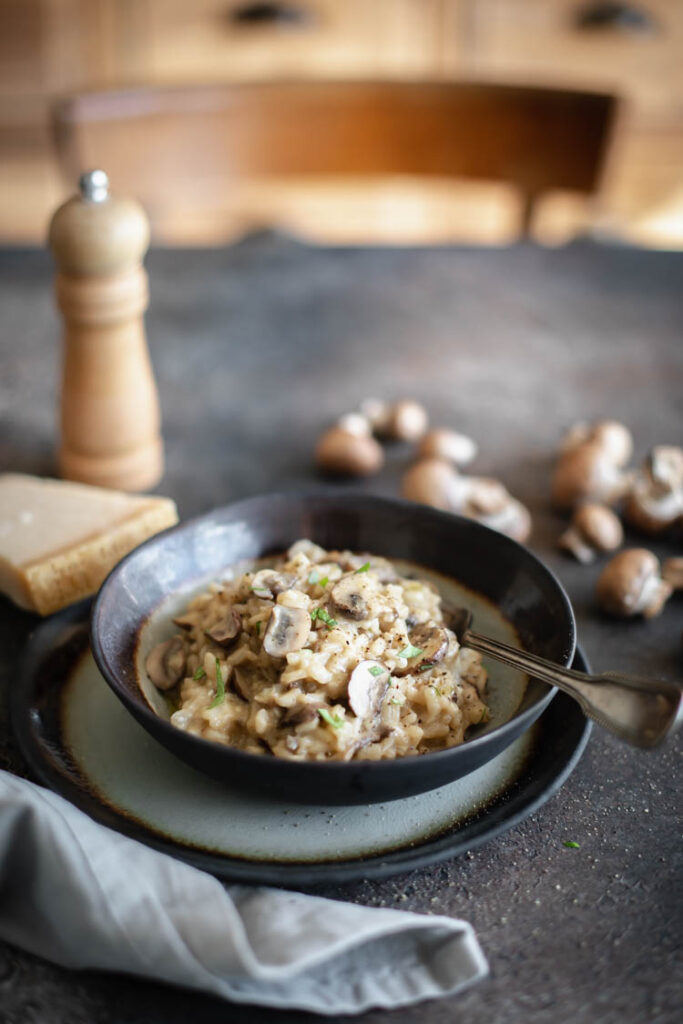 Risotto aux champignons au Thermomix portrait