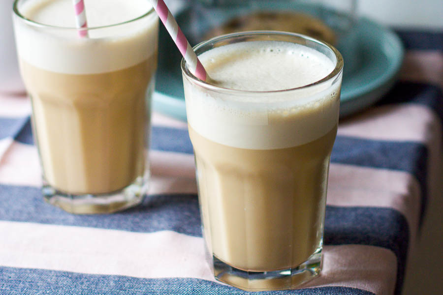 Café frappé au lait d'amande au Thermomix