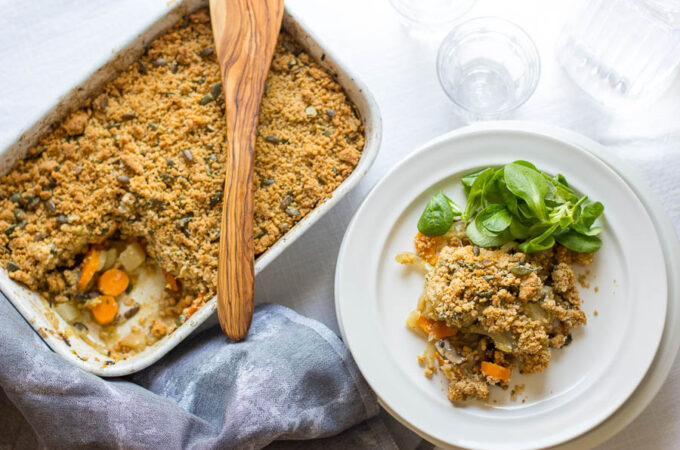 Crumble de légumes d'hiver au Thermomix