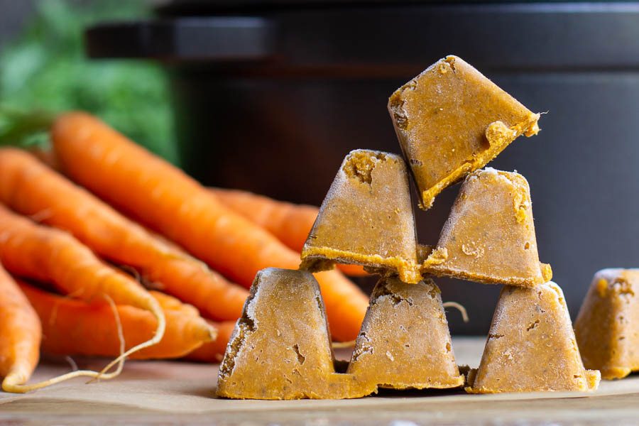 Cubes de bouillon de légumes au Thermomix (Fond de légumes)