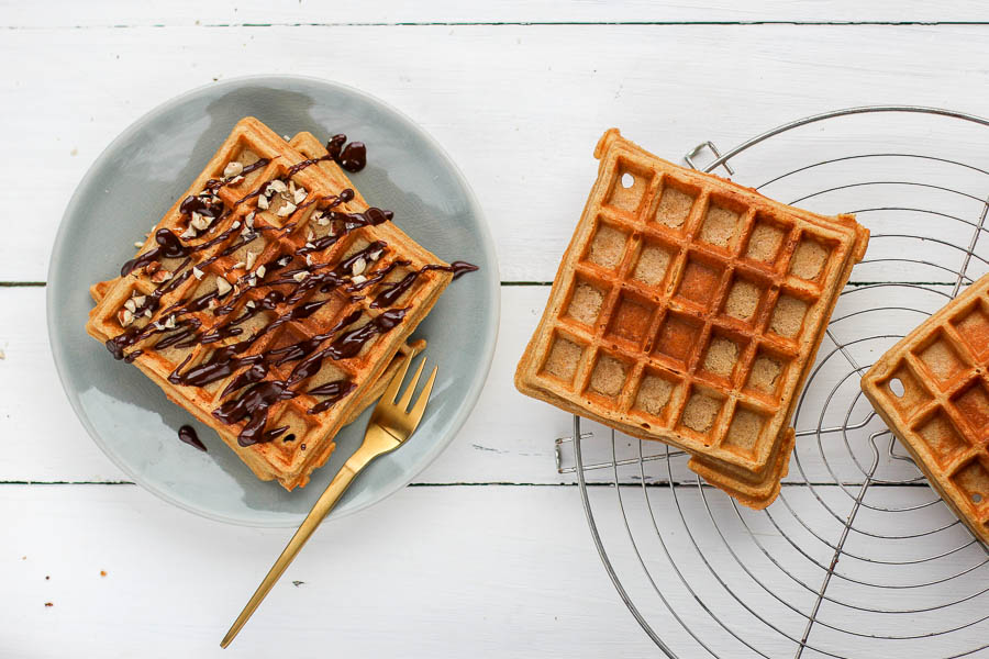 Gaufres aux flocons d'avoine au Thermomix