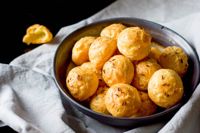 Gougères au cumin au Thermomix