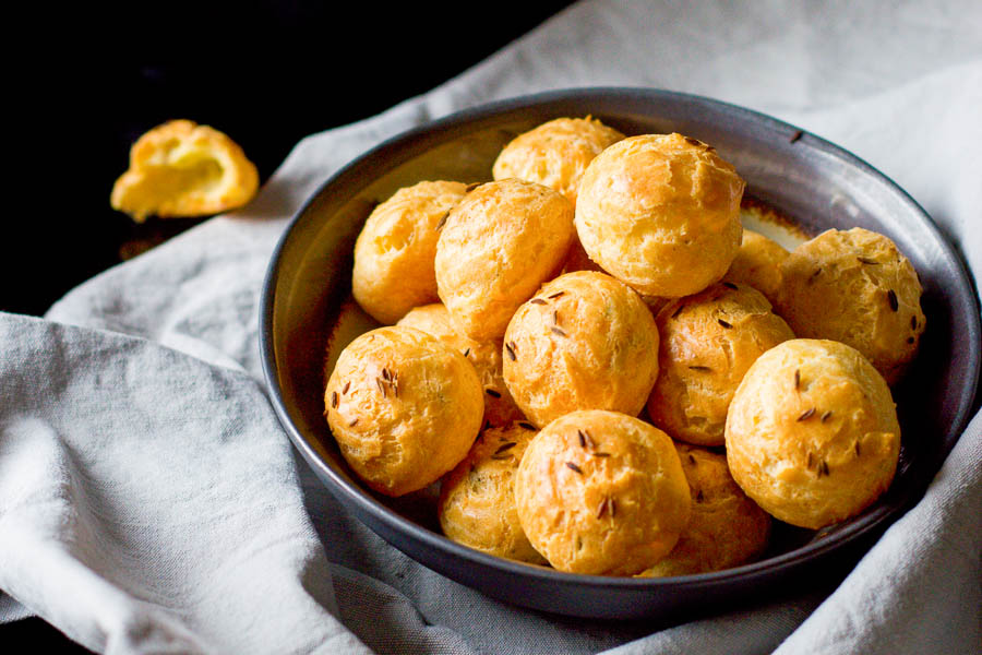 Gougères au cumin au Thermomix