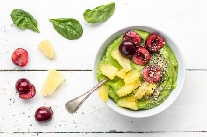 Green smoothie bowl au Thermomix