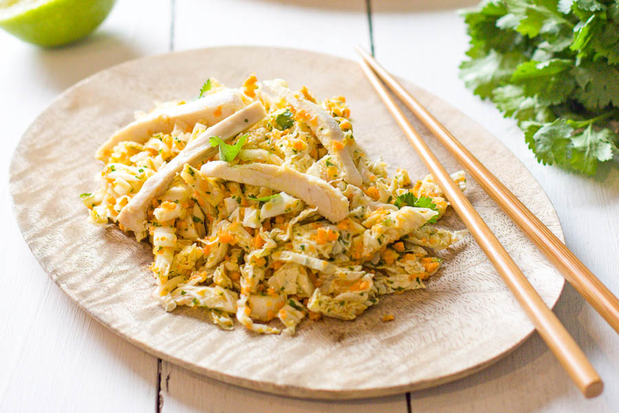 Salade vietnamienne au poulet au Thermomix