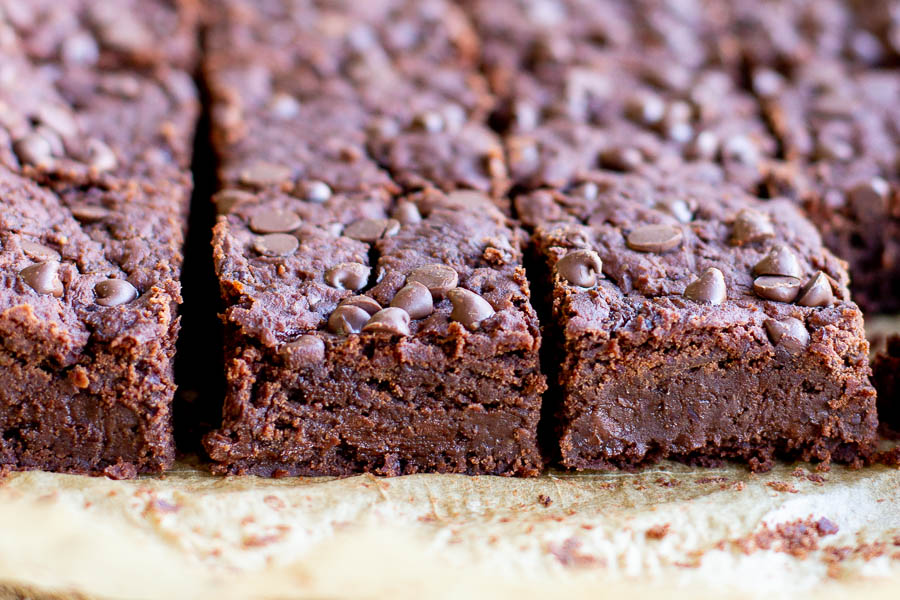 Brownies aux haricots rouges double chocolat au Thermomix