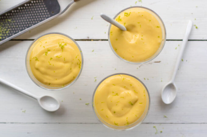 Crème mangue coco au citron vert au Thermomix