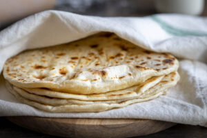 Flatbread à la poêle ou plat plat au Thermomix