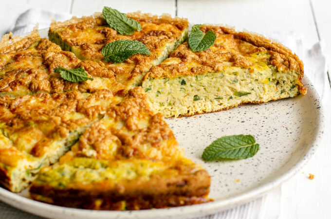 Frittata au Thermomix aux courgettes et au chèvre