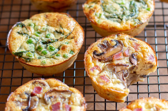 Mini quiches sans pâte au Thermomix