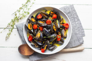 Moules au safran au Thermomix