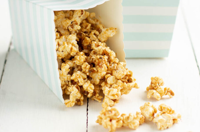 Pop corn au caramel salé au Thermomix