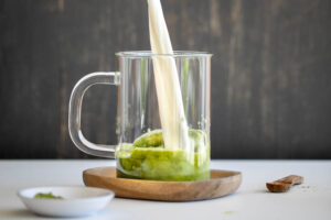 Matcha latte au Thermomix