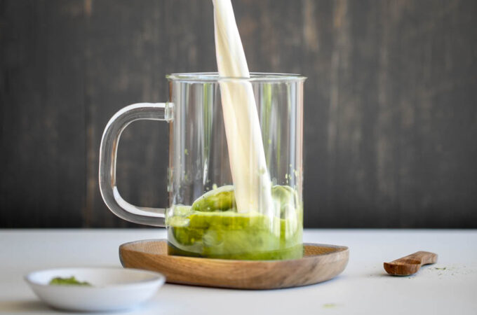 Matcha latte au Thermomix